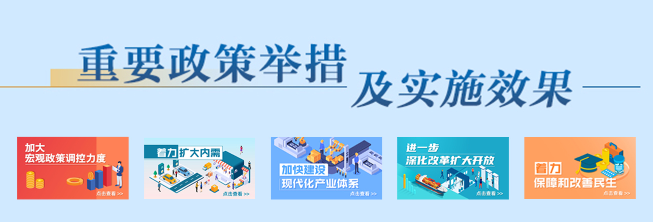 重要政策舉措 及實施效果